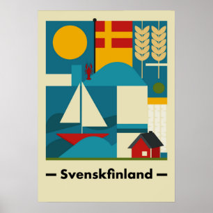 Poster bauhaus, moderniste, minimal, géométrique, abstrai