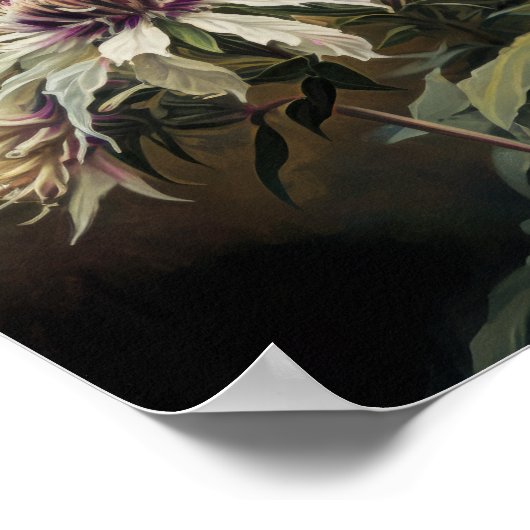 Poster Baume d'abeille blanc Art d'impression (Coin)