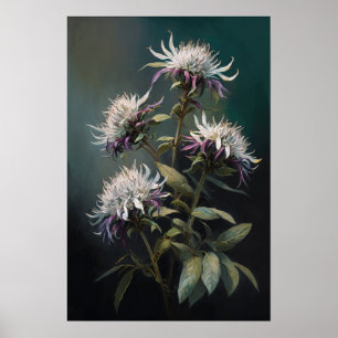 Poster Baume d'abeille blanc Art d'impression