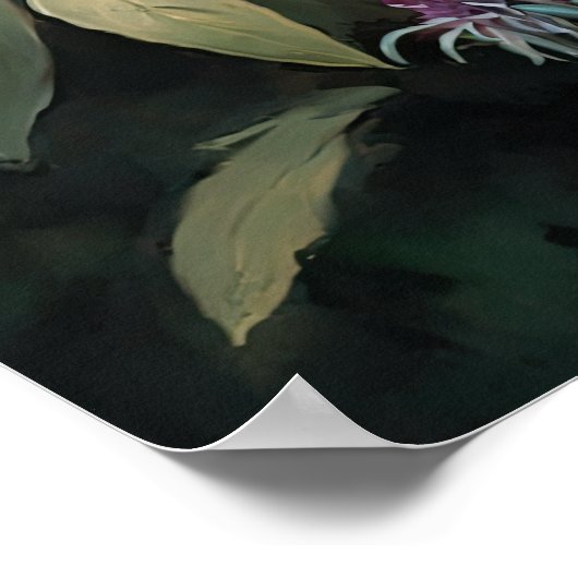 Poster Baume d'abeille blanc Art d'impression (Coin)