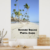 Poster Bavaro Beach sur l'île de Punta Cana (Cuisine)