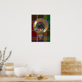 Poster Baxter Tartan & Badge (Cuisine)