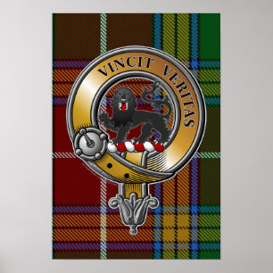 Poster Baxter Tartan & Badge