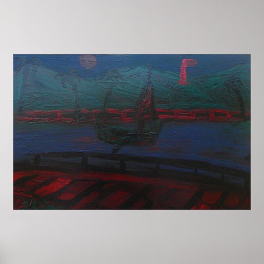 POSTER BAY BOAT (Devant)