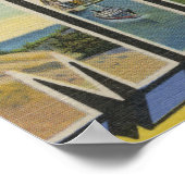 Poster Bay City, Michigan - Scènes de grandes lettres (Coin)