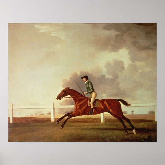 Poster Bay Malton avec John Singleton Up, vers 1767 (Devant)