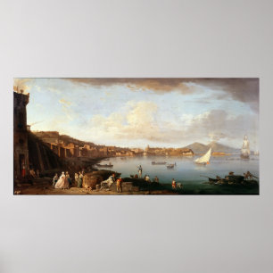 Poster Bay of Naples from the North