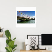 Poster bayonne le pont saint esprit (Bureau à domicile)