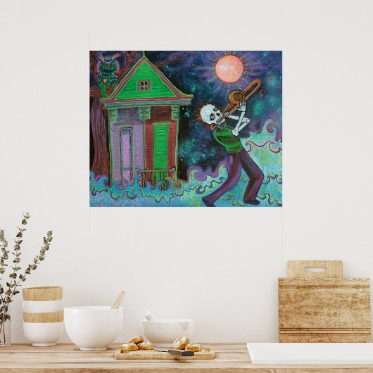 Poster Bayou Blues (Cuisine)