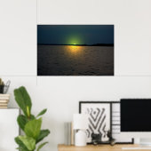 Poster Bayside Sunset (Bureau à domicile)