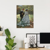 Poster Bazille et Camille - Claude Monet Fine Art (Bureau à domicile)