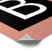 Poster BBC - Gros Cockerel noir (Coin)