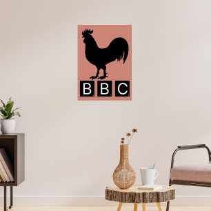Poster BBC - Gros Cockerel noir