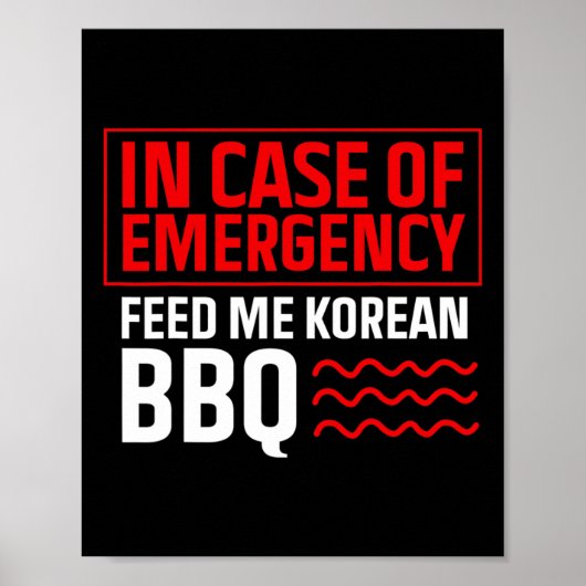 Poster Bbq coréen - Ventilateur Coréen - Bbqs Coréen - Co (Devant)