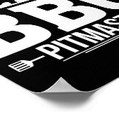 Poster Bbq Pitmaster Grill Master Tee Pour Les Amateurs D (Coin)