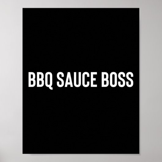 Poster Bbq Sauce Boss (Devant)