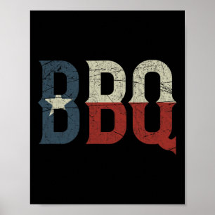 Poster Bbq Texas
