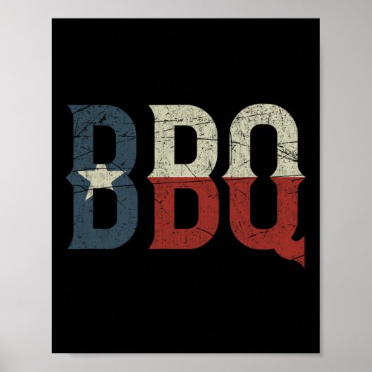 Poster Bbq Texas (Devant)