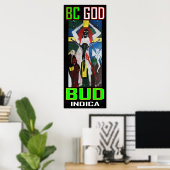 POSTER BC BUD DIEU INDICA (Bureau à domicile)