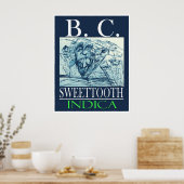POSTER BC SUEETTOOTH INDICA (Cuisine)