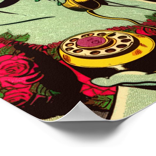 Poster BD Zombie Horreur vintage (Coin)