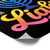 Poster Be A Light Happy Hanukkah Menorah Jewish Gift (Coin)