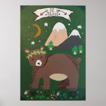 Poster "Be Brave"