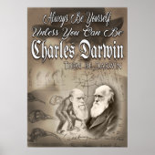 Poster Be Charles Darwin (Devant)