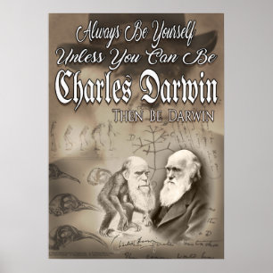 Poster Be Charles Darwin