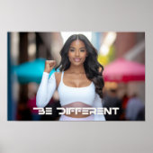 POSTER BE DIFFERENT (Devant)