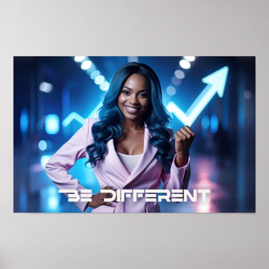 POSTER BE DIFFERENT (Devant)