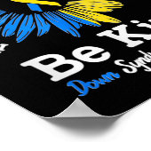 Poster Be enfant Syndrome de Down (Coin)