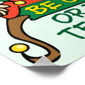 Poster Be Good Says Christmas Elfe (Coin)