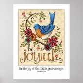 Poster Be Joyful - Fine Art Print (Devant)