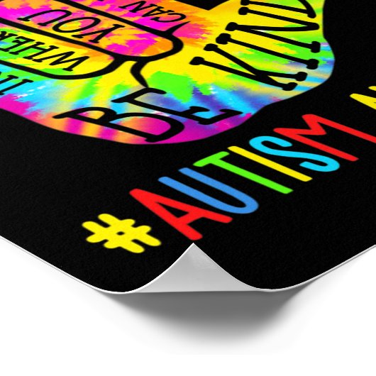 Poster Be Kind Asl Love Sign Language Hand Autism Awarene (Coin)