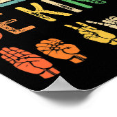 Poster Be Kind Autism Awareness Asl Mom Teacher Kindness  (Coin)