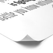 Poster Be Kind (taille d'image standard) (Coin)