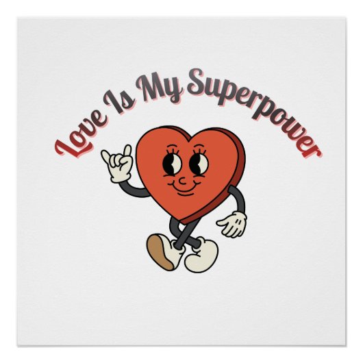 Poster Be Mine 2026 – Retro Valentine Love Typography (Devant)