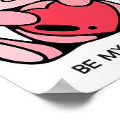 Poster Be My Valentine - Funny Valentine's Gift Faildroid (Coin)