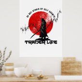 Poster Be not afraid | Trade Motivation | Samurai (Cuisine)