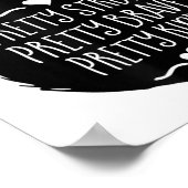 Poster Be Pretty Strong Brave Kind Kindness Insration Mot (Coin)