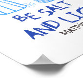 Poster Be Salt and Light Matthew 5:13-16 Wall Art (Coin)