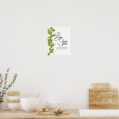 Poster Be Still and Know Psalm 46:10 Christian Wall (Cuisine)