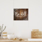 Poster Be Still and Know That I’m God (Cuisine)