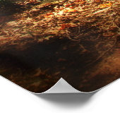 Poster Be Still (Poster du paysage forestier) (Coin)