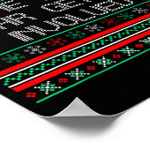 Poster Be The Reason Hr Gets Involved Office Ugly Christm (Coin)