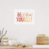 Poster Be You - Art Print (Cuisine)