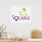 Poster Be YOUtiful (Cuisine)