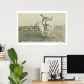 Poster Bea Kirnan triche équitation. (Bureau à domicile)