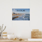 Poster Beach at Ocean City (Cuisine)